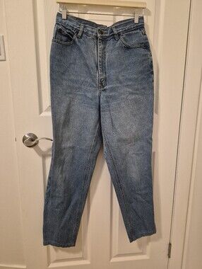 Jordache High-Rise Straight Leg Jeans - Light Blue Denim